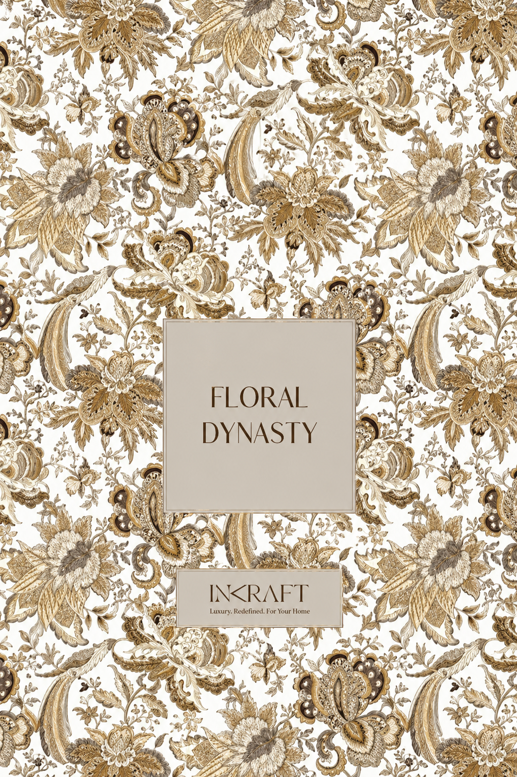 Elegant floral pattern with title