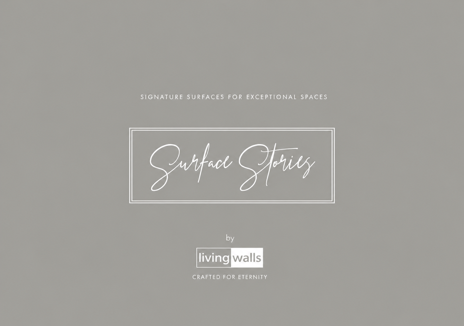 Elegant branding for surface design company